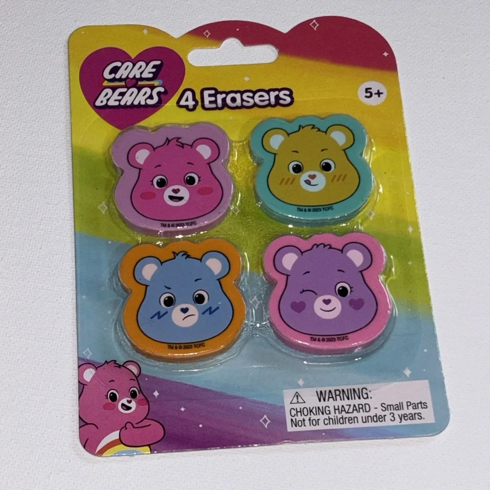 Care Bears Eraser Party Favors Care Bear ERASERS NEW Set of 13